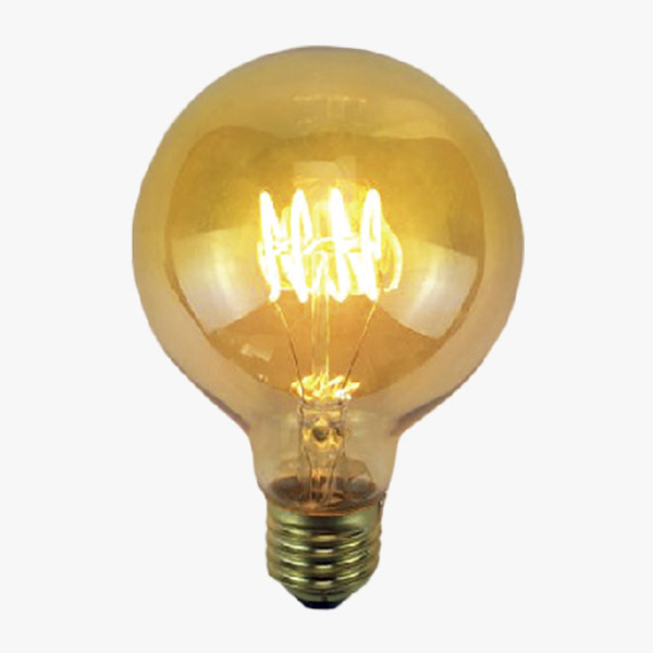 LED Lampe Filament DG80 E27 Amber