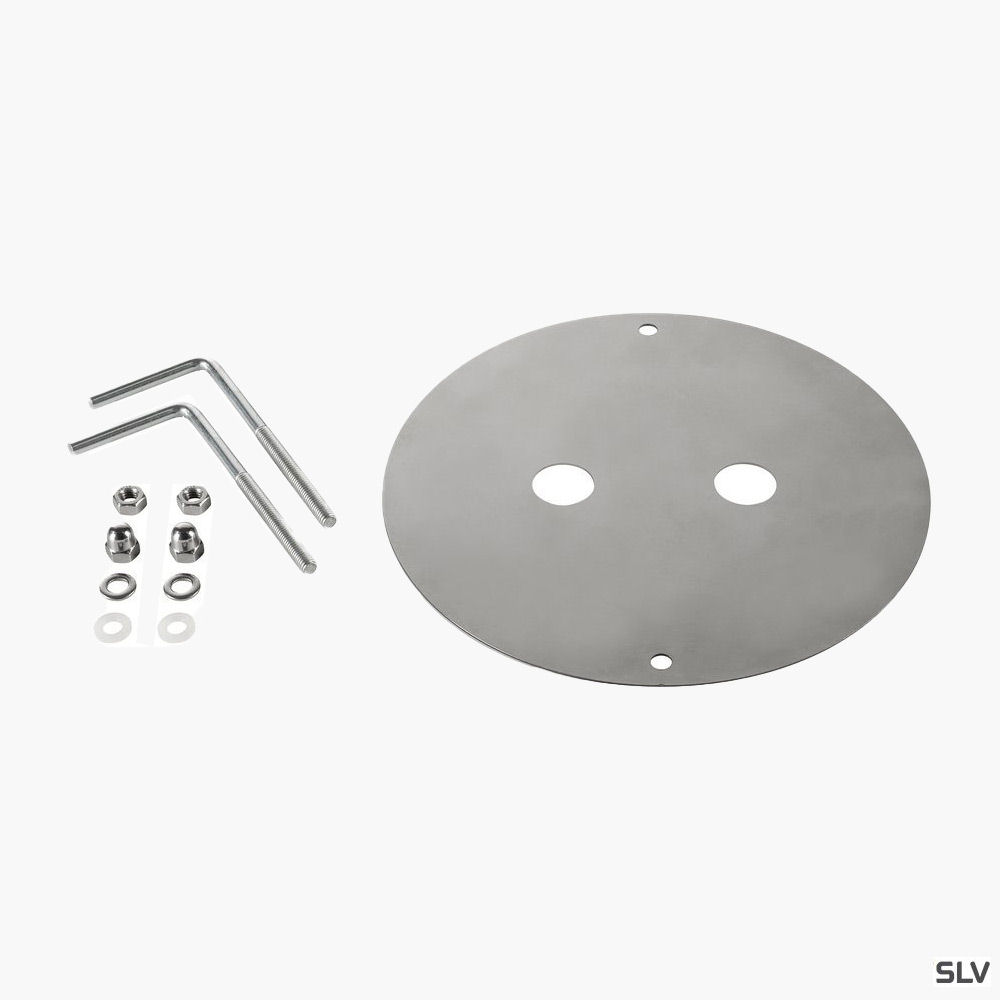 Betonankerset für die Befestigung von Wegeleuchten