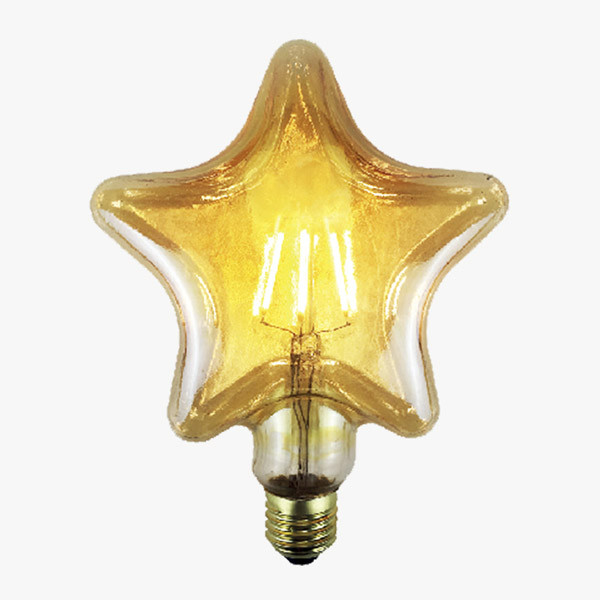 LEDLampe Filament Stern Amber