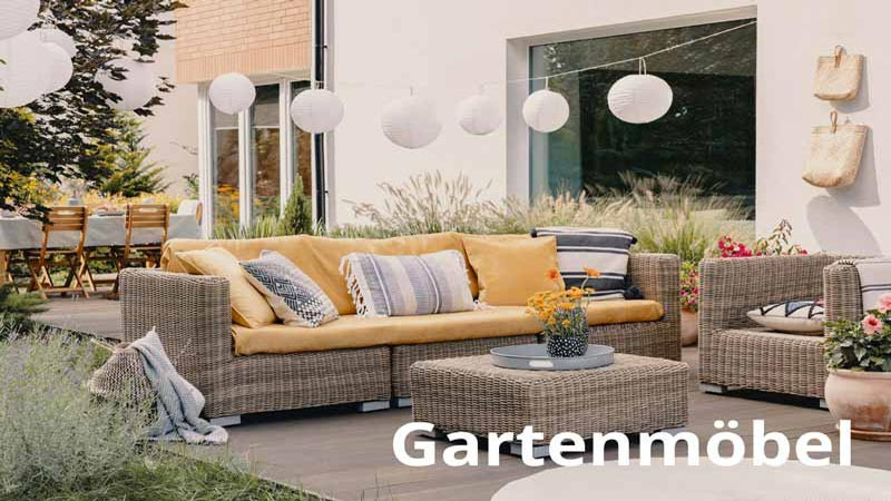 Trendige Gartenmöbel