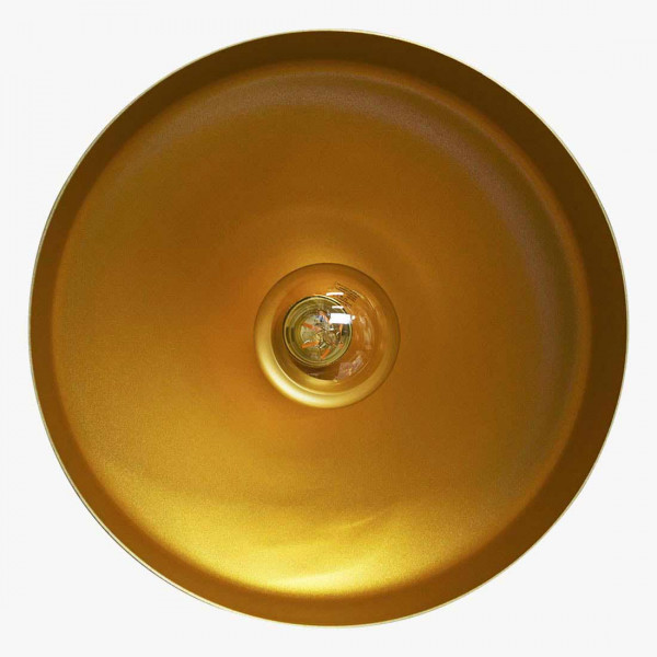 Runde 45 cm Pendelleuchte schwarz gold | Lifeground.de