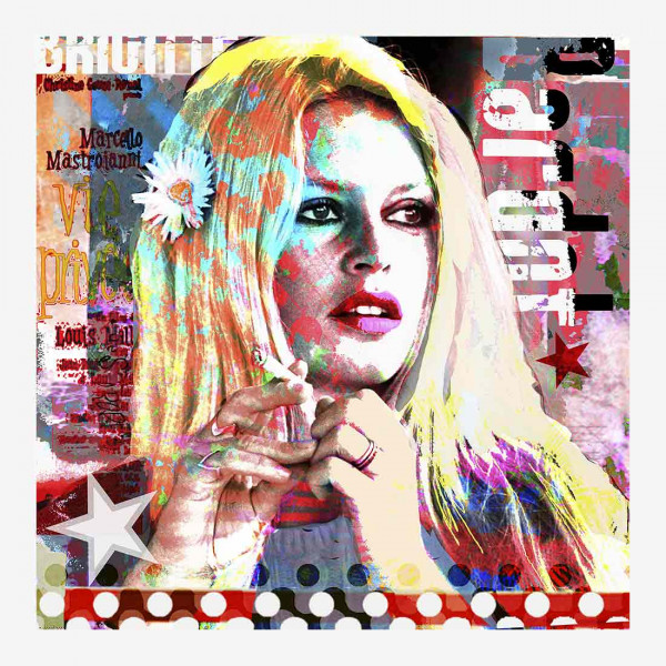Pop Art: Brigitte Bardot 100x100