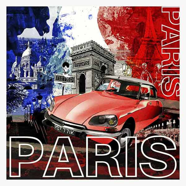 Pop Art: City Style Paris 100x100