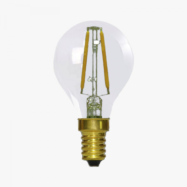 LED Lampe Filament D45 E14 dimmbar