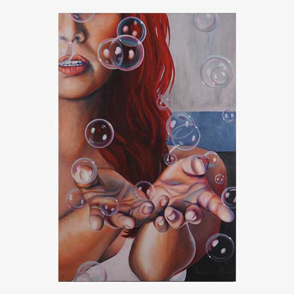Acrylbild: Bubbles 100x140